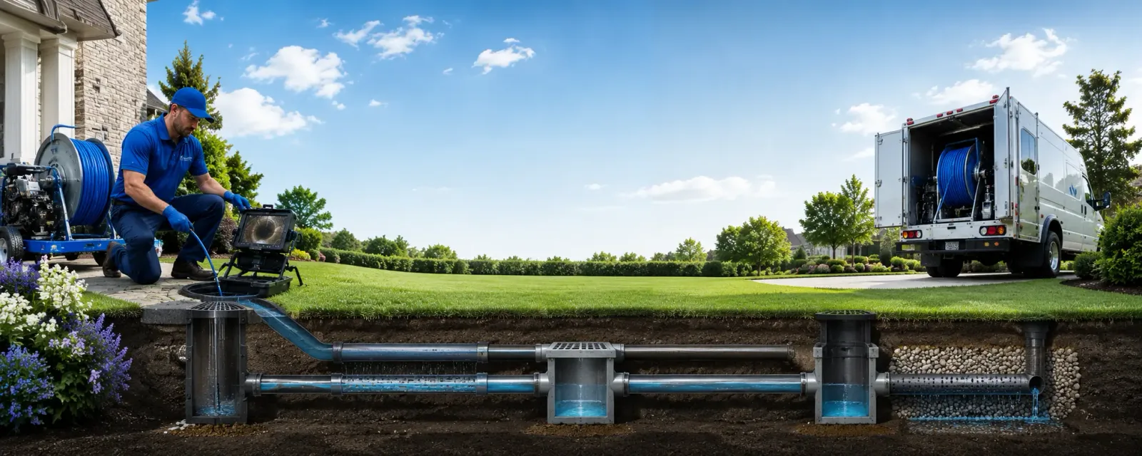 Outdoor drain cleaning information for Camp Nelson, CA